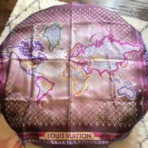 Louis Vuitton 100% Silk Scarf